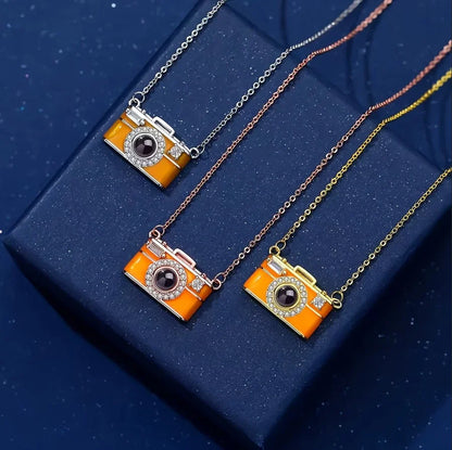 Customizable Camera Projector Necklace