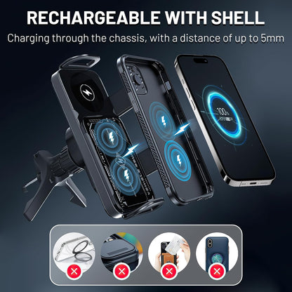 2 in 1 Auto Rotating Phone Holder