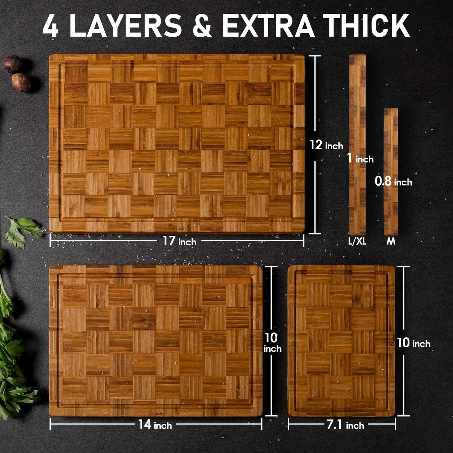Extra Large Bamboo Cutting Boards
