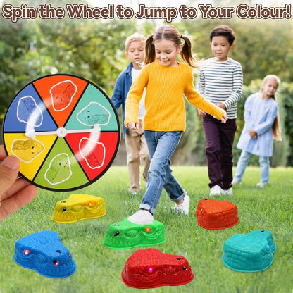 6 Pcs Dinosaur Stepping Stones